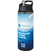 H2O Active® Eco Vibe 850 ml Sportflasche mit Ausgussdeckel, kohle, schwarz