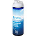 H2O Active® Eco Vibe 850 ml Sportflasche mit Klappdeckel, blau, weiß