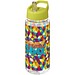 H2O Active® Octave Tritan™ 600 ml Sportflasche mit Ausgussdeckel, transparentklar/limone