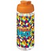 H2O Active® Octave Tritan™ 600-ml-Sportflasche mit Klappdeckel, transparentklar/orange