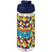 H2O Active® Octave Tritan™ 600-ml-Sportflasche mit Klappdeckel, transparentklar/blau