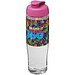 H2O Active® Tempo 700 ml Sportflasche mit Klappdeckel, transparent/rosa