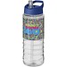 H2O Active® Treble 750 ml Sportflasche mit Ausgussdeckel, transparent/blau