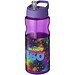 H2O Base Sportflasche mit Ausgussdeckel, 650 ml, lila