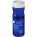 H2O Eco Base 650 ml Sportflasche mit Drehdeckel, blau/weiß