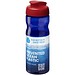 H2O Eco Sportflasche mit Klappdeckel, 650 ml, royalblau/rot