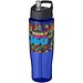 H2O Tempo Sportflasche mit Ausgussdeckel, 700 ml, blau/schwarz