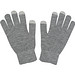 Handschuhe mit Touchfingern, grau