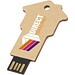 Haus USB-Stick 2.0 aus recyceltem Papier, Kraftpapier, 4GB