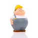 Herr Bert® Anti-Stress-Figuren Bauarbeiter Bert, grau