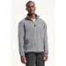 Herren Fleecejacke North, L, Grey Melange