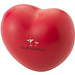 Herzförmiger Antistress Ball, rot