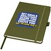 Honua A5 Notizbuch aus recyceltem Papier mit Cover aus recyceltem PET, waldgrün