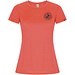 Imola Sport T-Shirt für Damen, Fluor Coral, 2XL