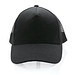 Impact AWARE™ 190gr Brushed rCotton 5 Panel Trucker-Cap, schwarz