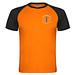 Indianapolis Sport T-Shirt für Kinder, Fluor Orange / schwarz, 8