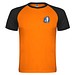 Indianapolis T-Shirt Unisex, Fluor Orange / schwarz, L