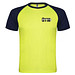 Indianapolis T-Shirt Unisex, Fluor Yellow / schwarz, L