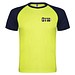 Indianapolis T-Shirt Unisex, Fluor Yellow / schwarz, XL