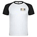 Indianapolis T-Shirt Unisex, weiß / schwarz, L