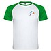Indianapolis T-Shirt Unisex, weiß / farngrün, L