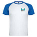 Indianapolis T-Shirt Unisex, weiß / royalblau, XL