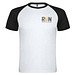 Indianapolis T-Shirt Unisex, weiß / schwarz, XL