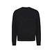 Iqoniq Kruger Relax-Rundhals-Sweater aus recycelt. Baumwolle, schwarz, XL