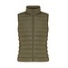 Iqoniq Meru Damen Bodywarmer aus recyceltem Polyester, khaki, XXS