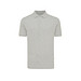 Iqoniq Yosemite Piqué-Poloshirt aus recycelter Baumwolle, ungefärbtes Grau, L