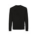 Iqoniq Zion Rundhals-Sweater aus recycelter Baumwolle, schwarz