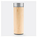 Isolierbecher BAMBOO TEMP,braun, silber