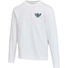 Jasper 280 g/m² Pullover mit Rundhalsausschnitt aus recycelter Bio Baumwolle (OCS), unisex, weiss, M