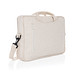 Laluka AWARE™ 15.4 Zoll Laptop-Tasche aus recycelter Baumwolle, off white