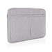 Laluka AWARE™ 15,6 Zoll Laptoptasche aus recycelter Baumwolle, grau