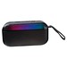 Lautsprecher mit LED Licht, schwarz