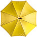 Luxuriöser Regenschirm mit doppelter Bespannung aus Polyester, gelb