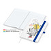 Geiger-Notes Match-Book White Bestseller Notizbuch A4 Natura, inkl. Druck, mittelblau