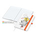 Geiger-Notes Match-Book White Bestseller Notizbuch A4 Natura, inkl. Druck, orange