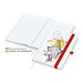 Geiger-Notes Match-Book White Bestseller Notizbuch A4 Natura, inkl. Druck, rot