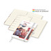Geiger-Notes Match-Hybrid Creme Bestseller Notizbuch, Cover-Star gloss, inkl. Druck, weiß