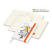 Geiger-Notes Match-Hybrid Creme Bestseller Notizbuch, Natura, inkl. Druck, orange