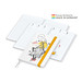 Geiger-Notes Match-Hybrid White Bestseller Notizbuch A4, Natura, inkl. Druck, gelb