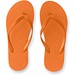 MAUPITI L / XL. Bequeme Flip-Flops mit PE-Sohle und PVC-Riemen, Orange