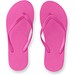 MAUPITI L / XL. Bequeme Flip-Flops mit PE-Sohle und PVC-Riemen, Rosa