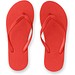 MAUPITI L / XL. Bequeme Flip-Flops mit PE-Sohle und PVC-Riemen, Rot