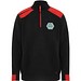 Maverick Pullover für Herren mit halbem Reißverschluss, 280 g/m2, schwarz, XL
