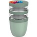 Mepal Ellipse Dreiteiliger, 500 ml + 2 x 200 ml Lunchpot, salbei