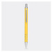 Messing-Kugelschreiber BUDAPEST,gelb glänzend