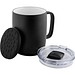 Metmaxx® Thermobecher Crema OfficeVibeThermo schwarz mit Deckel